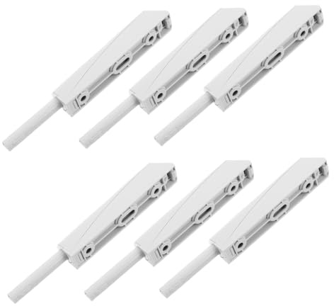 Gatuida 6pcs Push to Release Door Catches Push to Open Latch for Cabinet Door Opener Hidden Spring-Loaded Latch for Wardrobe Cupboard