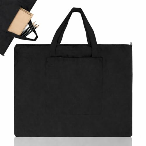 JYYWTSI A2 Zeichenbrett Tasche Transporttasche Kunstmappe A2 Wasserdicht Leichte Portfolio Hülle Zeichenmappe Künstlermappe Zeichenmappen Tragetasche Aufbewahrung Multifunktional Zeichnungtasche