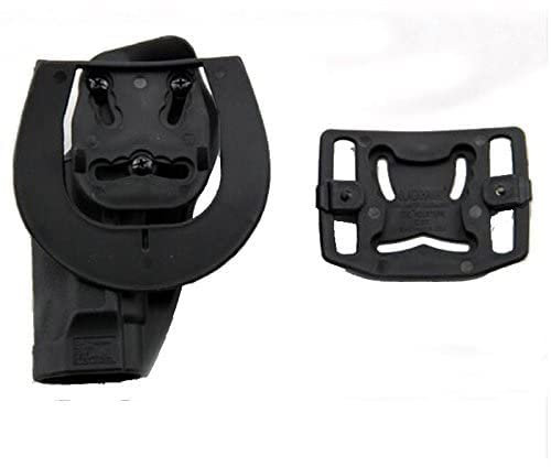 HANSTRONG GEAR H Welt EU Taktische Airsoft Verschleierung Rechte Taille Paddel Gürtel Holster für M9 M92 (Schwarz)