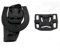 HANSTRONG GEAR H Welt EU Taktische Airsoft Verschleierung Rechte Taille Paddel Gürtel Holster für M9 M92 (Schwarz)