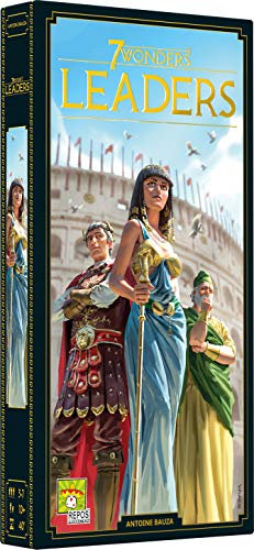 7 Wonders – Erweiterung Leaders (Edition 2020) – Asmodee – Gesellschaftsspiel – Strategiespiel (französische Version)