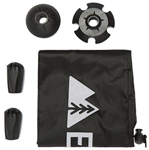 Eurohike Walking Pole Accessory Kit, Black, One Size