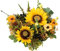 swerox Sonnenblume Kerze Ring für Stumpenkerze 7,5 Zentimeter