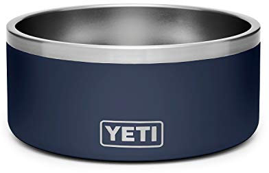 YETI Boomer 8 Hundenapf aus Edelstahl, rutschfest, hält 1,8 l, Marineblau