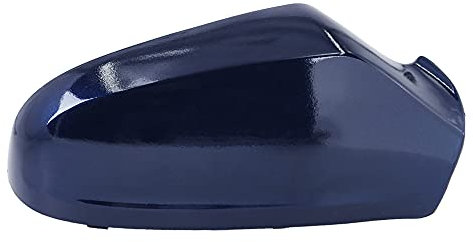 X AUTOHAUX Car Right Side Wing Door Mirror Cover Dark Blue for Vauxhall for Astra H MK5 04-08