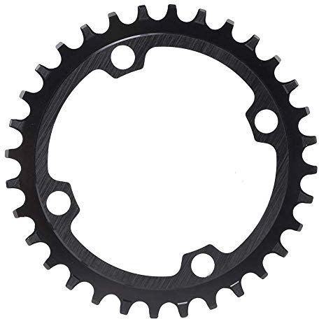 Alomejor Fahrrad Kettenblatt 96BCD Einzelne Runde Chainwheel Schmaler Breiter Fahrradkettenring für Fahrradreparaturzubehör