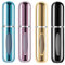 Mini Nachfüllbare Parfümzerstäuber, tragbare Zerstäuber-Flasche, nachfüllbares Parfümspray, Nachfüllpumpenetui für Reisen und Ausgehen, 5 ml, 4 Stück