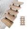 NganSuRong Natural Wooden Hamster Parrot Bird Cage Toy Pet Mouse Climbing Swing 5 Layers Ladder Stairs Platform Bridge Springboard Training Tool
