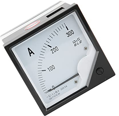 6L2 300A/5A Amperemeter Panel Amp Messgerät, analoger Stromzähler Analog Strompanel Messgerät, Strommessgerät Messgerät Generator Set Instrument zur Schaltungsmessung