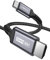JSAUX Câble USB C vers HDMI 4K 4M, Cable USB Type C HDMI 4K UHD (Compatible Thunderbolt 3) pour MacBook Pro 2018/2017, iPad Pro 2018/Air 2020, Samsung Galaxy S20/S10, Surface Book 2, Huawei P40 etc.