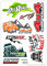 FOTOFOL 4x4 Off Road Aufkleber Set - Deko Sticker für Auto, Fahrzeuge, SUV, Camper