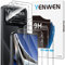 Yenwen Protector de Pantalla para Xiaomi Poco X4 Pro 5G, 3 Piezas Cristal Templado y 3 Piezas Protector de Lente Cámara, 9H Dureza HD Transparente Vidrio Templado