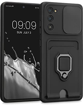 kwmobile Coque Compatible avec Samsung Galaxy S20 FE - Housse de téléphone en Silicone avec Protection Appareil Photo - Noir