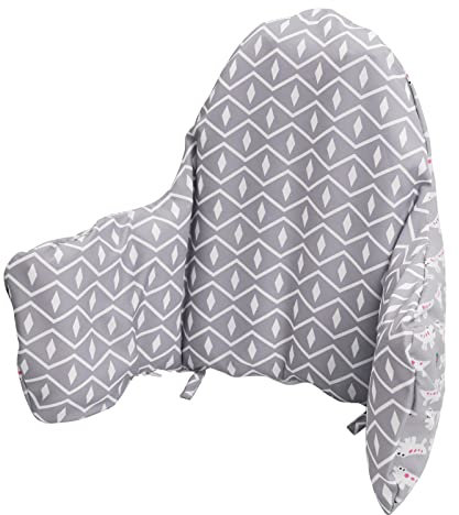 Kissen Für Hochstuhl, Hochstuhlkissen Für IKEA Antilop Hochstuhl, Hochstuhl Sitzkissen, Eingebautes Aufblasbares Kissen, Baby Sitzt Bequemer (Graues Krokodil)