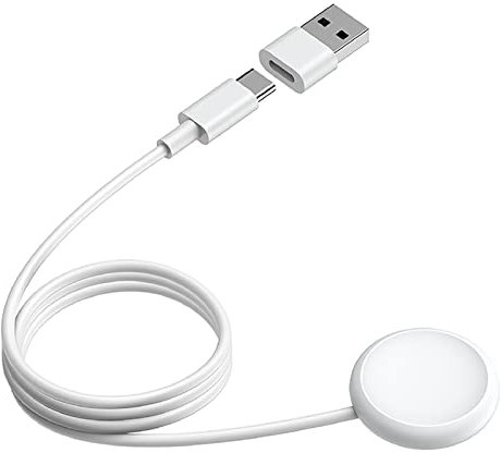 LICHIFIT Watch Ladegerät Wireless Ladestation für Google Pixel Watch Ersatz Typ-C Ladekabel Dock mit USB-Adapter