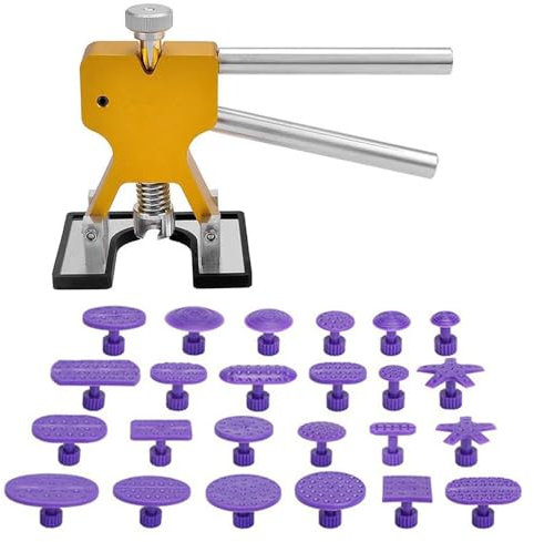 MILIWAN Tirabolli per Carrozzeria Kit di 25pcs per Riparazione di Ammaccature Kit Riparazione Carrozzeria Auto per Riparazione di Danni alla Grandine e Rimozione di Ammaccature di Automobili