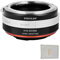 PHOLSY Lens Mount Adapter with Aperture Control Ring Compatible with Nikon G F AI AIS D AFS Lens to Canon EF-M (EOS M) Camera EOS M, M2, M3, M5, M6, M10, M50, M100, M200, M50 II, M6 II, Nikon to EOSM