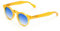 XLAB Hokkaido Gafas de sol, 49mm, Amarillo transparente/azul sombreado, Unisex