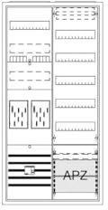 Komplettschrank BKE-I A27 2Z1V5A2OVR STRIEBEL & JOHN BA27CML