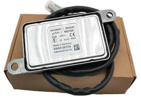 Auto-Stickstoffoxid-Sensor, kompatibel mit Volvo, für Cummins, für DAF, für XF, LKW, Nitrox-Sauerstoffsensor, Stickstoffoxid-Nox-Sensor, Autoteile 2894940 5WK96675A A034X847