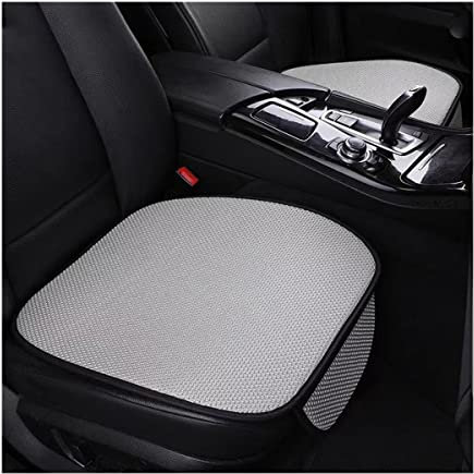 JNNJ 2 Stück Sitzkissen Auto Vordersitze, Auto Sitzauflage Sitzkissen Sitzbezüge Avec Fond Antidérapant, Anti Rutsch Autositzschoner, Für Auto Vordersitz(Grau)