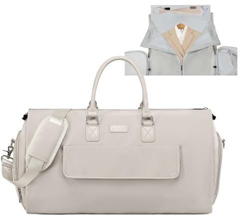 Sunborls 2-in-1 wandelbare Kleidersäcke für Reisen, Damen, kommerzielle Anzugtasche, Handgepäck, Duffle-Taschen für Reisen