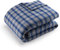 Tommy Hilfiger Bettwäsche-Garnitur Flanel Check Farbe Storm Größe 155x220+80x80