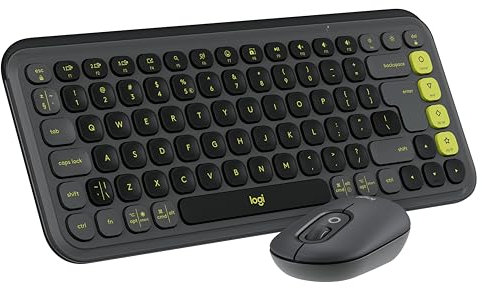 Logitech Pop Icon Combo, Ensemble Clavier et Souris Bluetooth, Frappe Confortable, Touches et Boutons programmables, clics discrets, Easy-Switch Jusqu’à 3 dispositifs