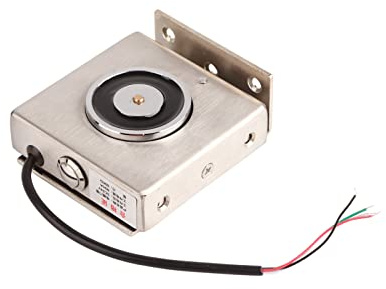 Supporto per Porta Tagliafuoco con Magnete, Supporto per Porta con Montaggio a Pavimento, Piastra di Armatura Regolabile con Pulsante di Rilascio Manuale per Porte Tagliafuoco