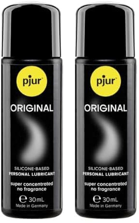 pjur ORIGINAL (30ml) - Premium Silikon-Gleitgel - lange Gleitfähigkeit ohne zu kleben - sehr ergiebig und für Kondome geeignet (Packung mit 2)