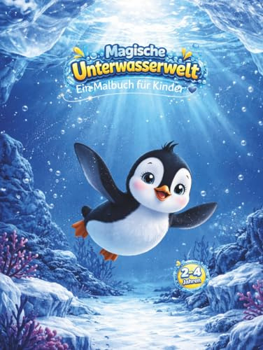 Magische Unterwasserwelt: Ein Malbuch für Kinder