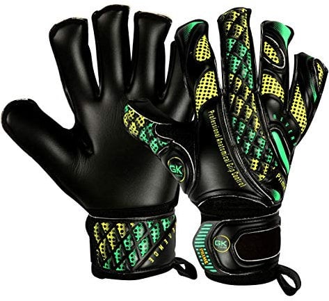 GK Saver Professional Football Goalkeeper Goalie Gloves Kids Prime Revenge Series (PRIME Rev, YF 5)