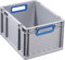 Allit 456730 EuroBox422 400 x 300 x 220 mm offene Griffe in grau/blau