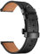 Cinturino Sportivo per Samsung Galaxy Watch 6/6 Classic/5/5 Pro/4/4 Classic/3 41mm/Active 2/Active,per Huawei Watch GT/Pro 42mm,20mm Cinturino Ricambio Cinturino in Vera PelleBottone Nero Nero