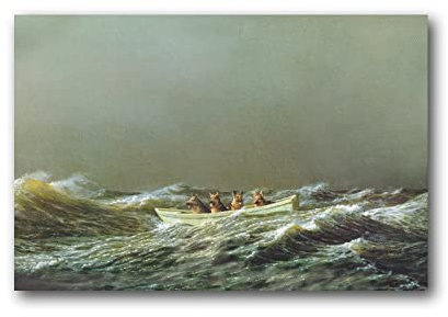 Künstler Michael Sowa Surrealismus Malerei Poster Wandkunst Poster Scrollen Leinwand Gemälde Bild Wohnzimmer Dekor Home 24x