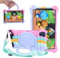 ESSTORE Custodia Universale 8 Pollici per Samsung Galaxy Tab A7 Lite 8.7 2021 T220/T225/T227 & Tab A 8.0 2019 T290/T295/T297 Cover Maniglia Girevole Supporto con Tracolla/Stilo, Rosa Arcobaleno