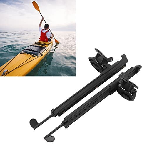 KENANLAN Kajak Pedale, 2 Stück Verstellbare Kajak Fußstützen Boot Richtung Erkennbar Links Rechts Zeichen Nylon Material Einstellbare Kajak Fußrasten