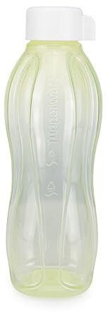 Tupperware EcoEasy Trinkflasche 1 L hellgrün Schraubverschluss weiß