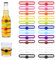 WY LIGHTING LEVEL 24Pcs Drink Markers Wine Glass Markers Silicone Drink Markers Glass Cup Wine Glass Bottle Strip Tag Marker for Party Families Guest Cups Bottle Cocktail Glass Identification