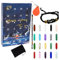 Kristall Adventskalender 2024, Edelstein Adventskalender 2024, 24 Tage Weihnachten Kristalle Mineralien Fossilien Countdown Kalender, Rock Collection Weihnachten Countdown Kalender