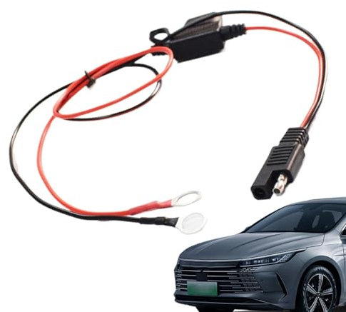Kioriur Ringklemmen-Zubehörkabel, Verlängerung für Autobatterie-Ladegerät, SAE-Verlängerungskabel, SAE-Anschlusskabel, Terminal