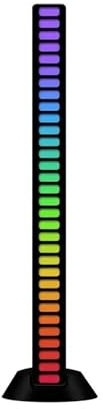 wenwendianzi Intelligente RGB Symphony Sound Control LED Licht Musik Rhythmus Umgebungs Pickup Lampe App Steuerung for Compute Gaming Desktop Dekor(16Plug in Payment)