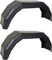 BITS4REASONS Maypole MP266 Lot de 2 garde-boue en plastique pour roues de remorque de 25,4 cm (L x l x H) 610 x 170 x 240 cm