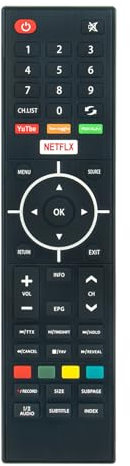 ALLIMITY Mandos a Distancia Compatible con Bolva Denver Blaupunkt TV NX-7588 NX-8238 LDS-3272 LDS-4074 LDS-4368 LDS-5070 NX-4386 NX-4986 NX-5586 NX-6586 NX-7586 BP5800AU9100 BP5500AU9100