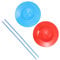 DECHOUS 2-teiliges Zirkus-jonglierteller-Set Mit Stäben, Spinnteller-Set Für Kinder Und Erwachsene Für Zirkusvorstellungen, Straßenshows, Party-Unterhaltung