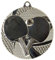 pokalspezialist 10 Stück Medaille Bronze Tischtennis Tischtennis-Medaillen rund 50mm, 3mm stark, Stahl