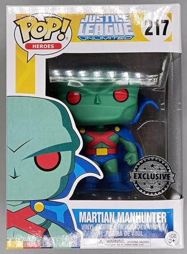 Funko POP! Justice League Animated: Martian Manhunter Vinyl Figure 10cm