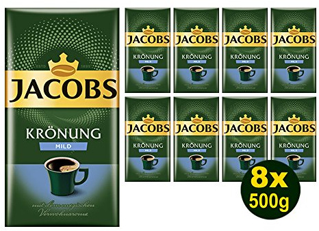 Jacobs Krönung Mild, Filterkaffee (8 x 500 g)