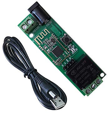 DSD TECH Módulo de relé Bluetooth de 12 V para Interruptor de Control Remoto Compatible con iPhone y Android 4.3
