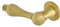 Kingston Brass KTAL7 Victorian Toilet Tank Lever, Brushed Brass, 11.44 x 2.75 x 2.44